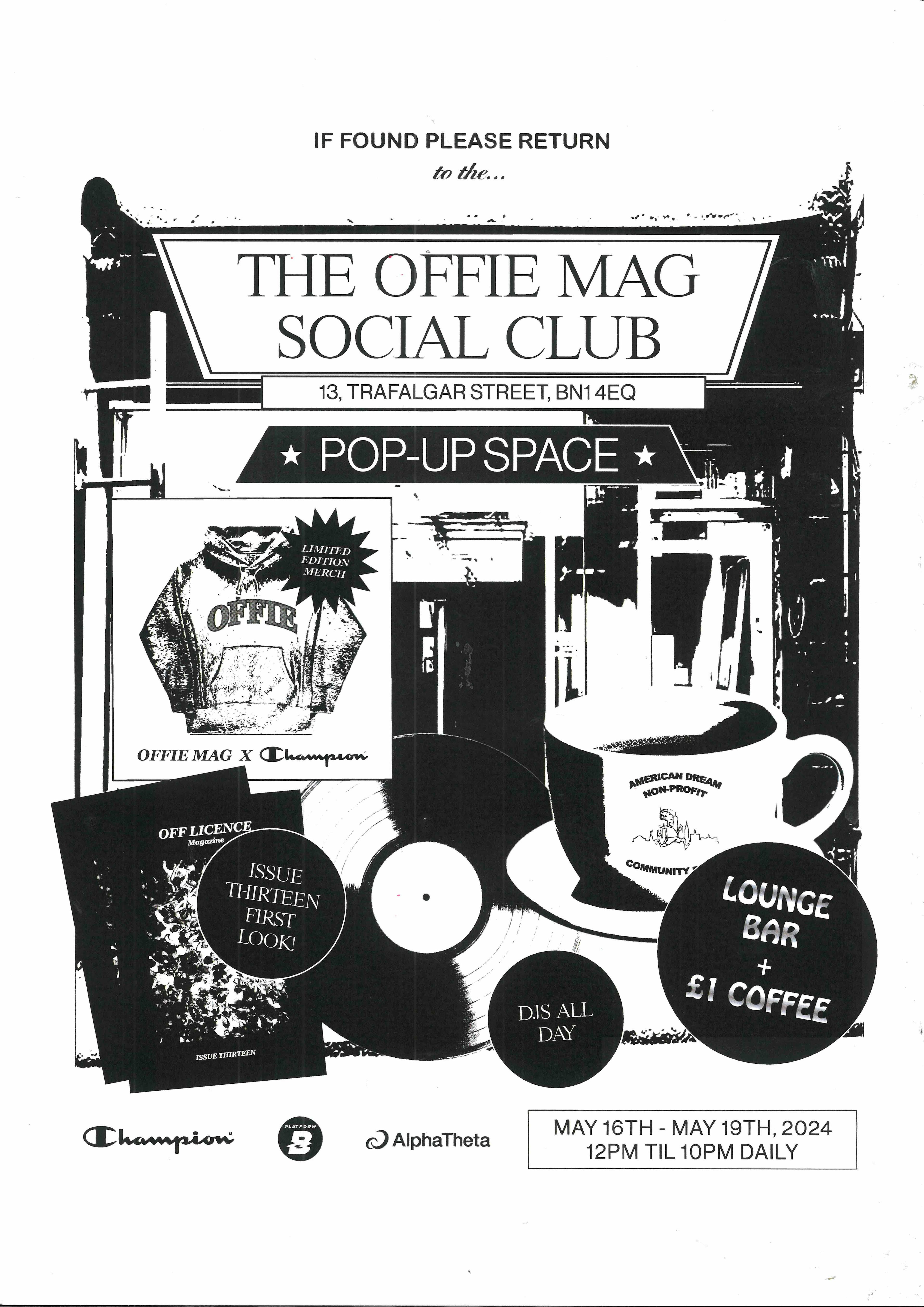 The Offie Mag Social Club Pop-Up