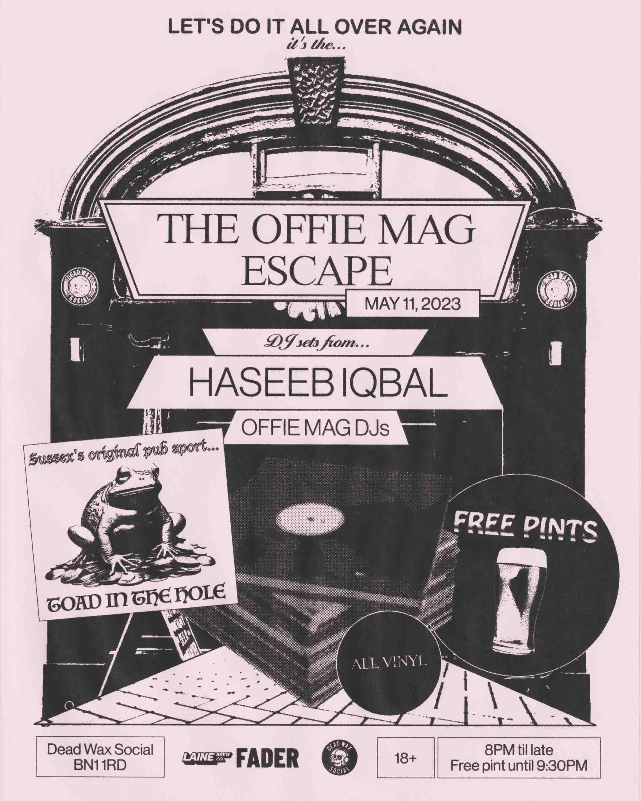 Haseeb Iqbal to make Brighton DJ debut at Dead Wax Social on May 11th